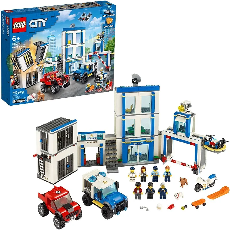Consistently high-quality LEGO productsLEGO CITY 60246 Police Station Fun Building Set for Kids