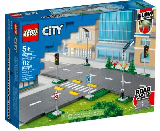 Offering educational value LEGOLEGO 60304 ROAD PLATES