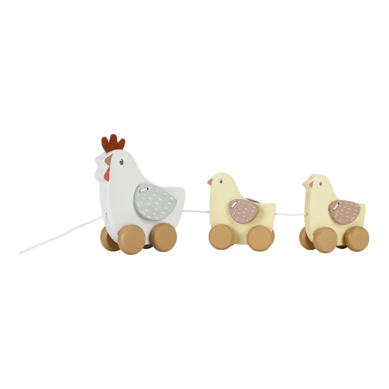 detailed wooden toys                 Little Dutch Pull Along Chickens