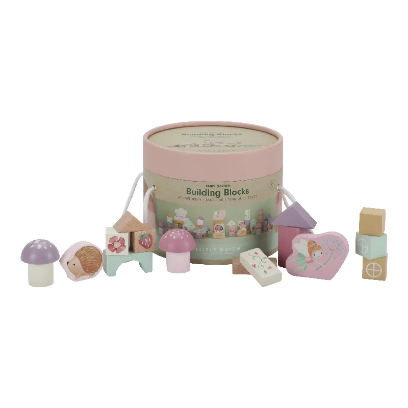 eco-friendly and sustainably made wooden toys Little Dutch Wooden Building Blocks - Fairy Garden eco-friendly and sustainably made wooden toys Little Dutch Wooden Building Blocks - Fairy Garden