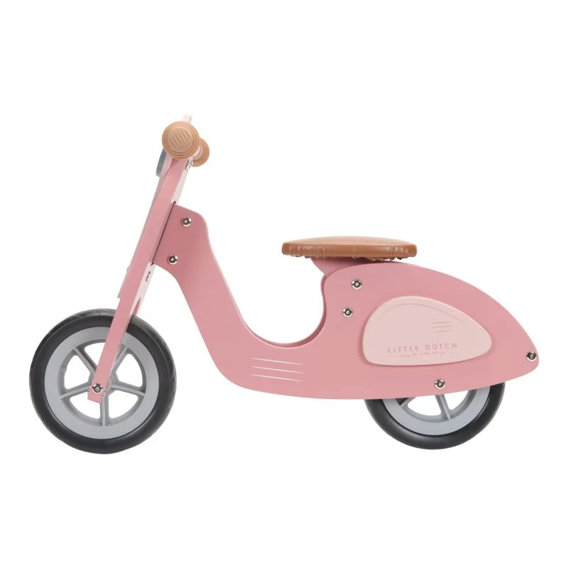 beautiful and detailed wooden toys that inspire creativity Little Dutch Wooden Scooter - Pink beautiful and detailed wooden toys that inspire creativity Little Dutch Wooden Scooter - Pink