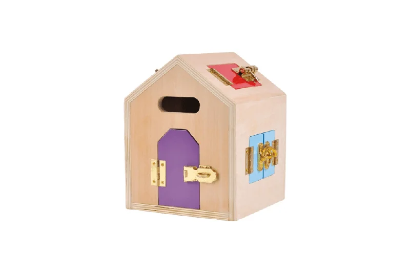 sturdy and safe wooden toys                 Lock Box