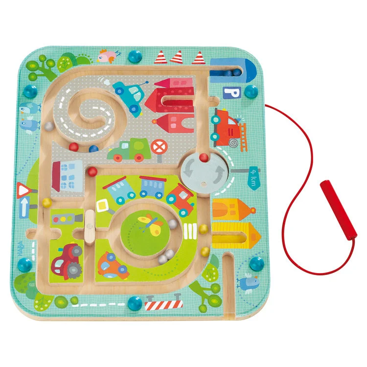 beautiful and detailed wooden toys that inspire creativity                   Magnetic Game Town Maze
