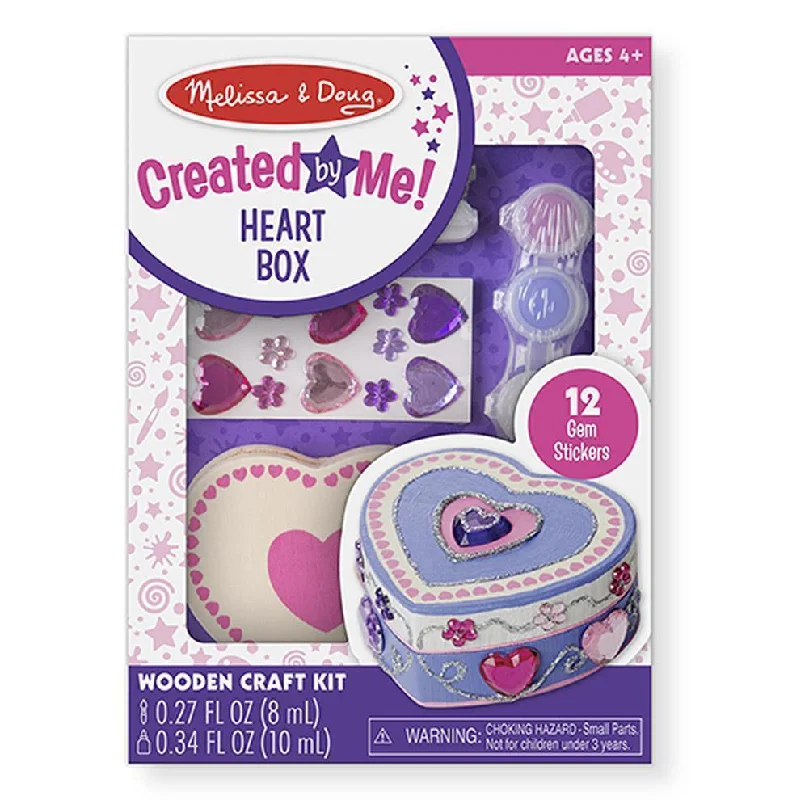 skillfully crafted wooden toys Melissa & Doug Created by Me! Heart Box Wooden Craft Kit skillfully crafted wooden toys Melissa & Doug Created by Me! Heart Box Wooden Craft Kit