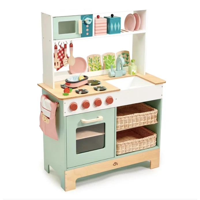 robust and engaging wooden toys for kids                   Mini Chef Kitchen Range