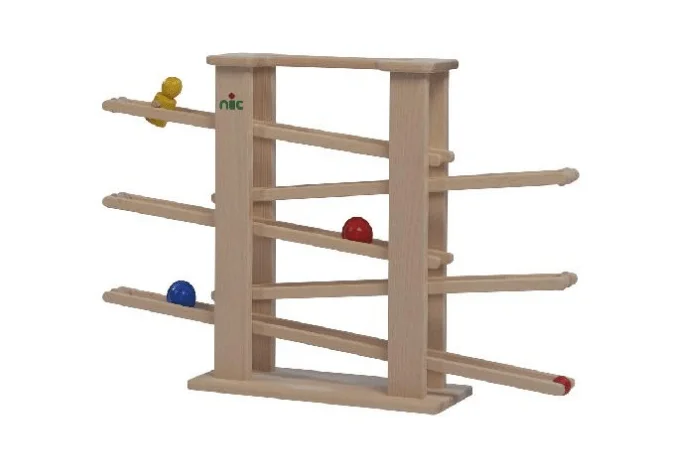 eco-friendly wooden toys                   Multi Raceway Ball Tracker