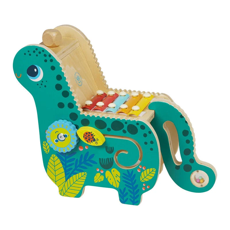 robust and durable wooden toys that are built to last                   Musical Diego Dino
