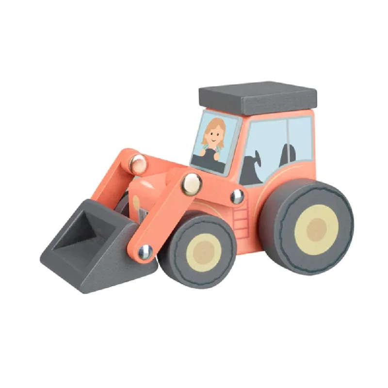 historically accurate and educational wooden toys that teach about cultures Orange Tree Toys - Wooden Farm Loader Tractor historically accurate and educational wooden toys that teach about cultures Orange Tree Toys - Wooden Farm Loader Tractor