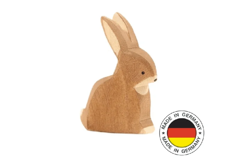 delightful wooden toys for children                   Ostheimer Rabbit (sitting)