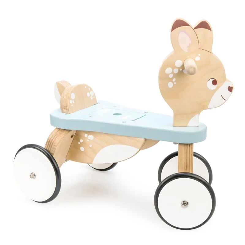 enchanting wooden toys for toddlers                   Petilou Ride On Deer