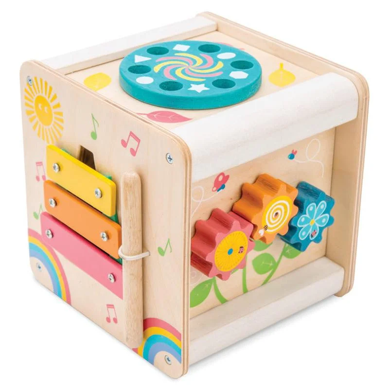 traditional wooden toys                   Petilou Petit Activity Cube