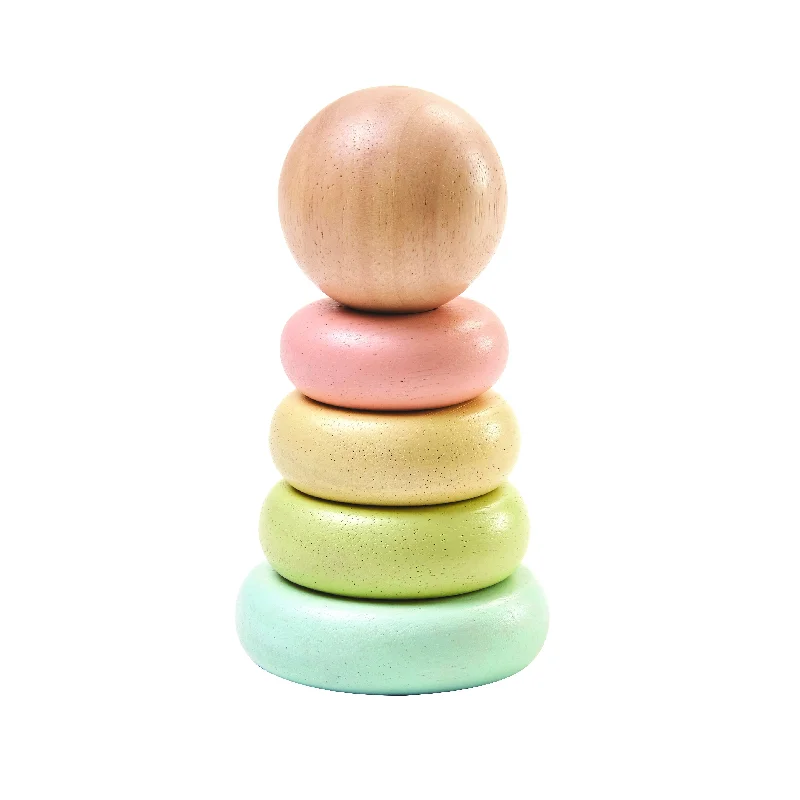 enchanting and whimsical wooden toys for children                   My First Stacking Ring - Pastel