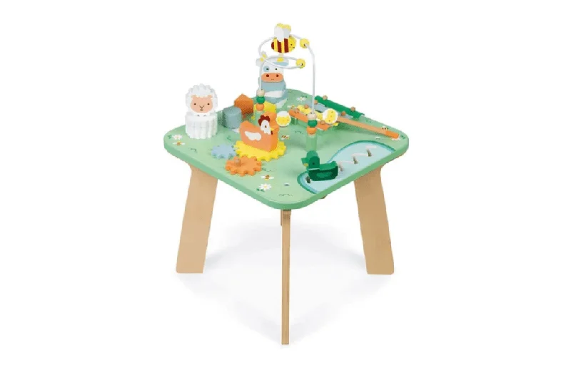 engaging wooden toys                   Pretty Meadow Activity Table