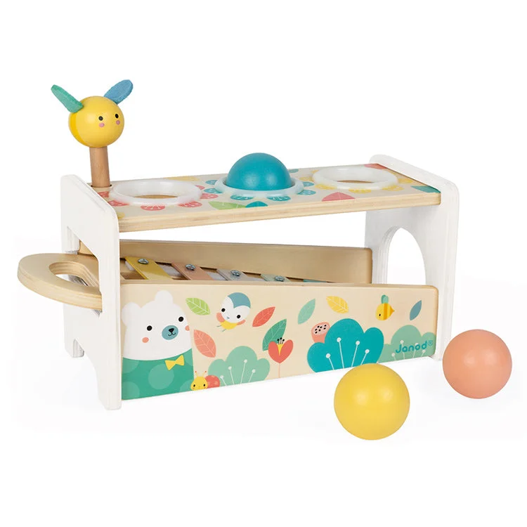 colorful and cheerful wooden toys                   Pure Tap Tap Xylophone