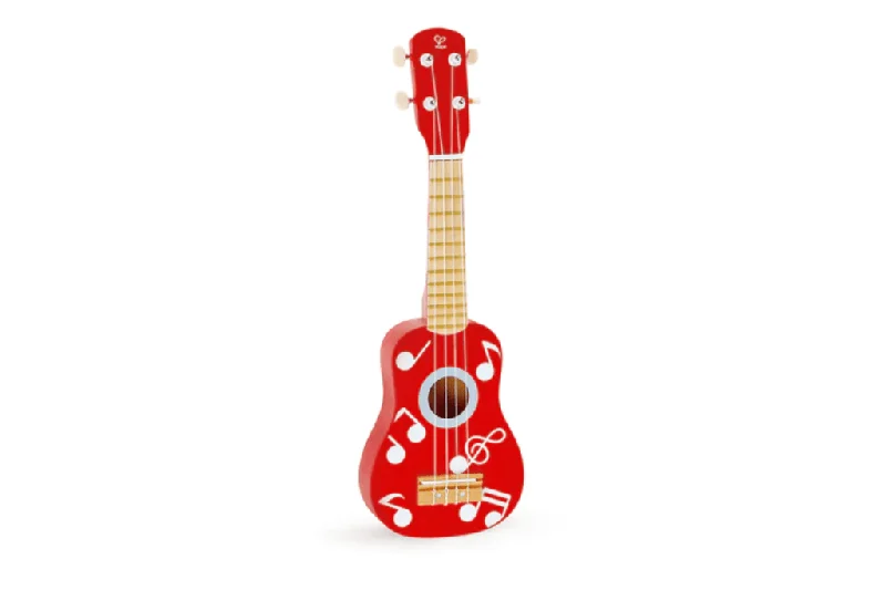 vibrant and colorful wooden toys for toddlers                   Hape Ukulele For Children