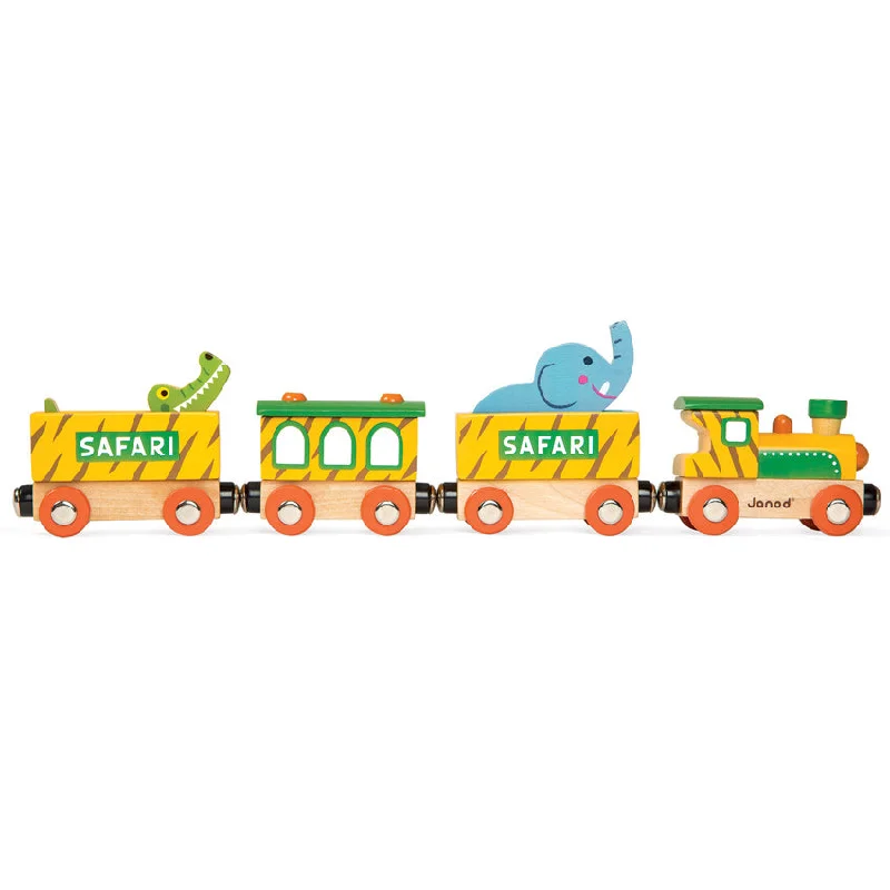 tactile wooden toys                   Safari Train