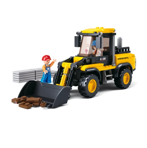 Imagination-sparking LEGO setsSluban - Town Construction - Forklift Truck Building Bricks Set