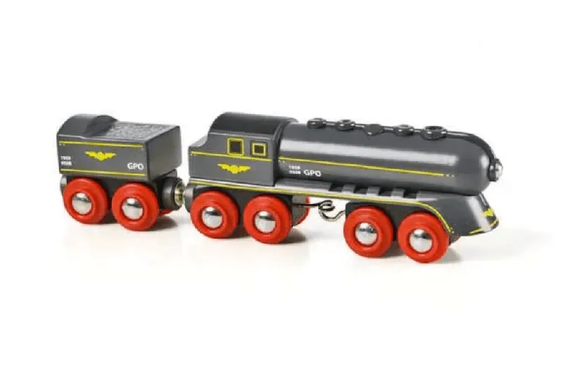 whimsical wooden toys                   Speedy Bullet Train