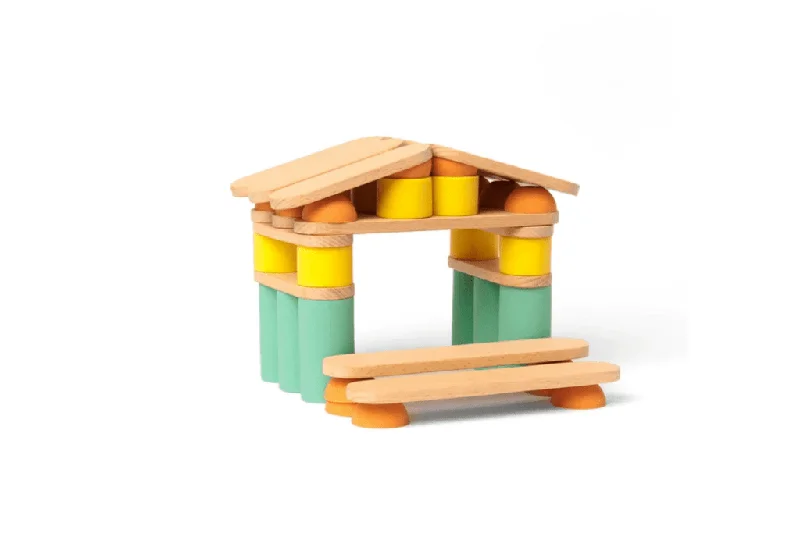 traditional wooden toys                   STIX - 60 Piece Set