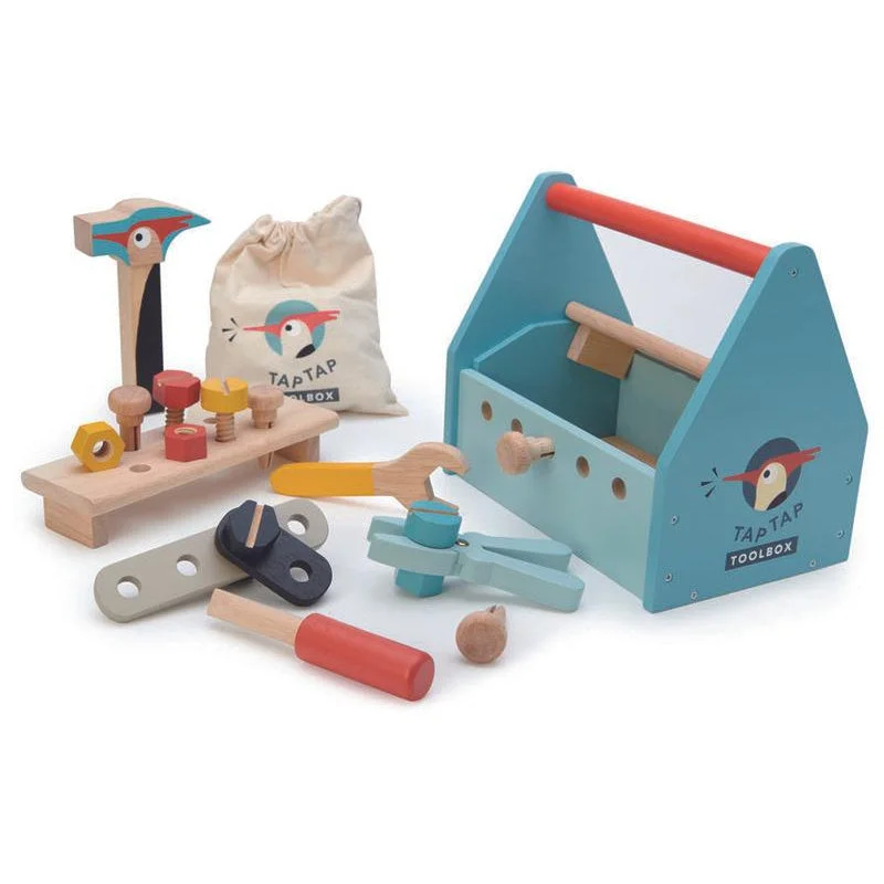 timeless wooden toys                   Tap Tap Tool Box
