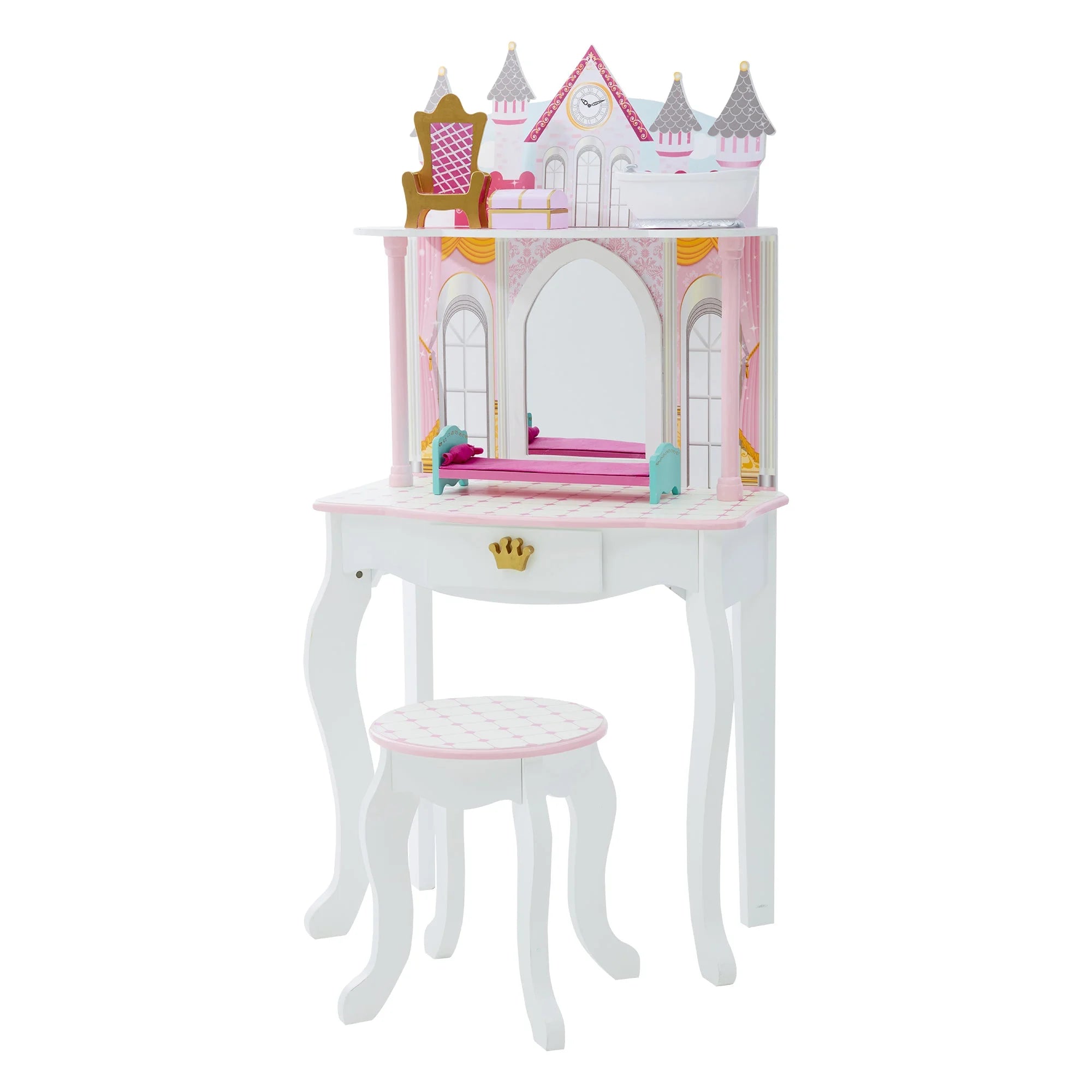 enchanting and whimsical wooden toys for children Teamson USA Kids Dreamland Princess Wooden Play Vanity Set enchanting and whimsical wooden toys for children Teamson USA Kids Dreamland Princess Wooden Play Vanity Set