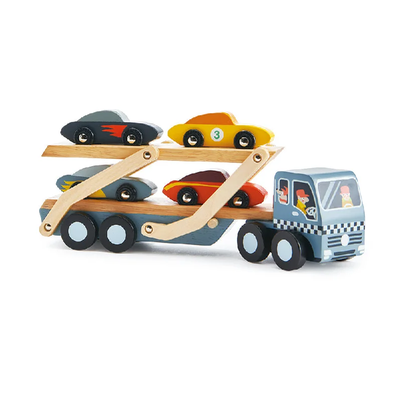 timeless wooden toys                   Tender Leaf Toys Car Transporter