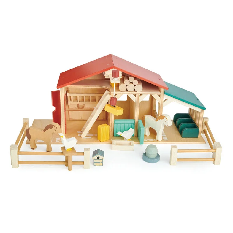 enchanting and whimsical wooden toys for children Tender Leaf Toys Wooden Farm Playset enchanting and whimsical wooden toys for children Tender Leaf Toys Wooden Farm Playset