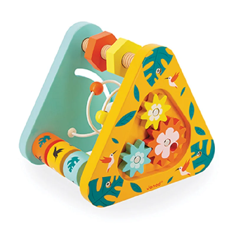 sustainably sourced wooden toys                   Tropik Multi Activity Triangle
