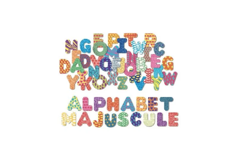 robust and engaging wooden toys for kids                   Uppercase Letter Magnets by Vilac
