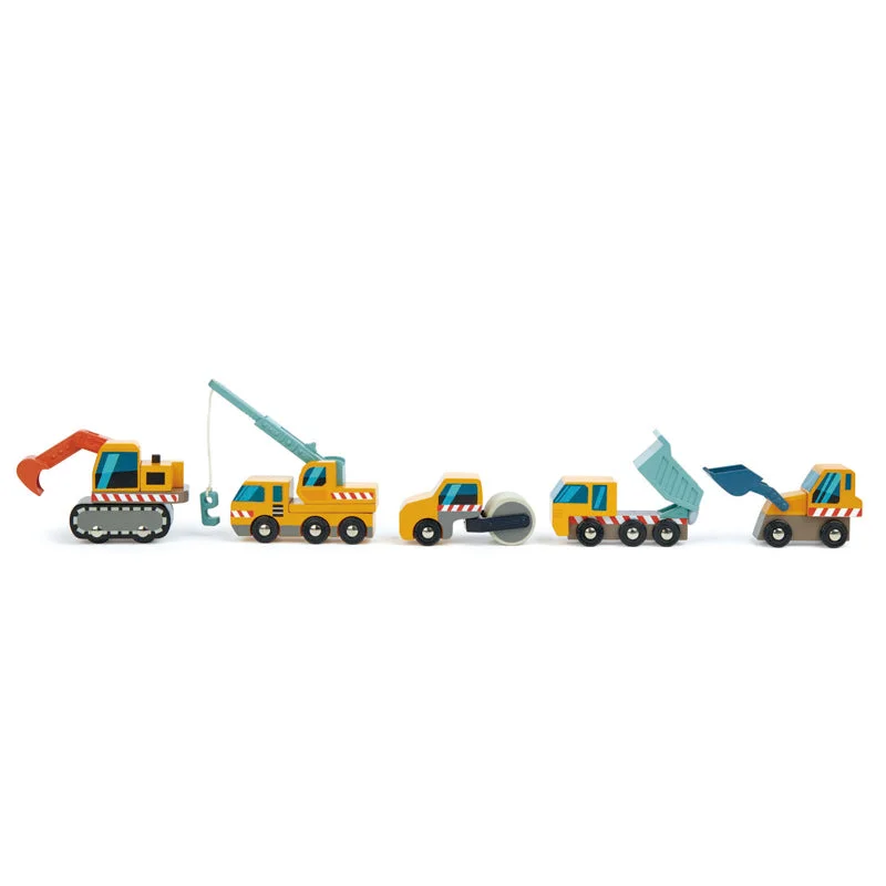 enchanting wooden toys for toddlers                   Wooden Construction Car Set