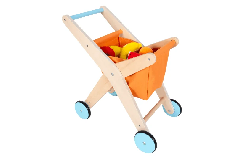 playful wooden toys                  Wooden Shopping Cart