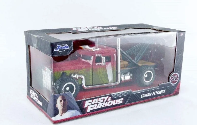 High-quality toy cars 1:24 Fast & Furious Hobbs & Shaw Custom Peterbuilt
