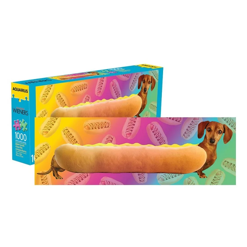 Multi-level puzzles Aquarius 1000pc Puzzle Sausage/Weiner Dog Dachshund