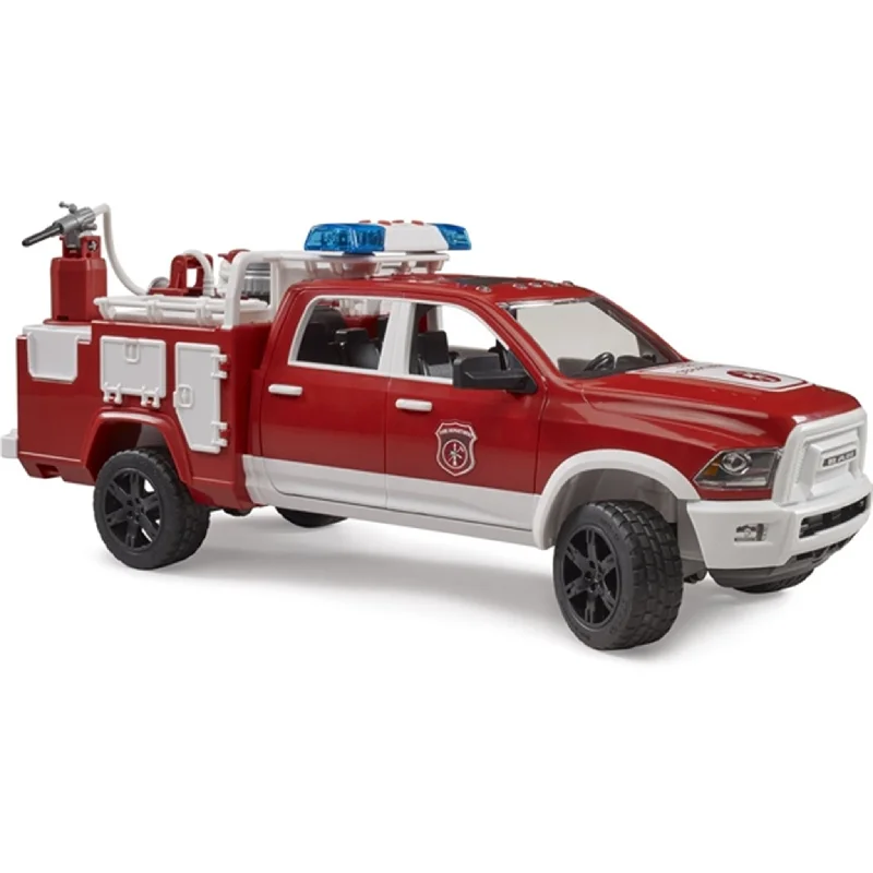 Realistic toy carsBruder RAM 2500 Fire Engine Truck with Lound&Sound Module