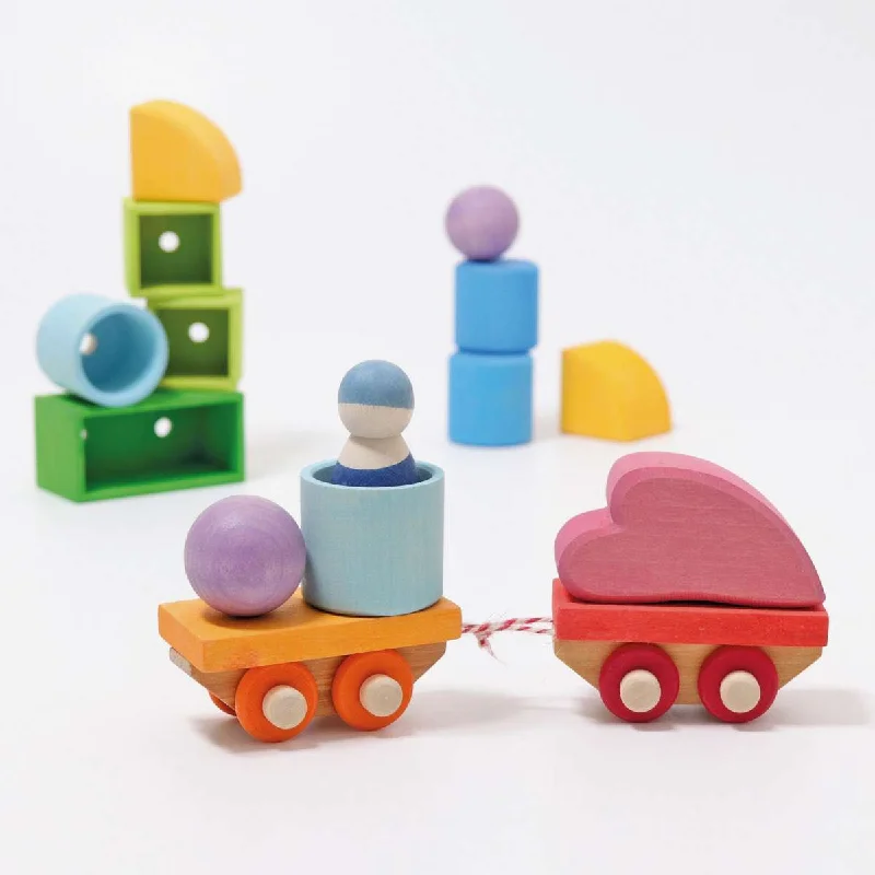 High-quality materials toys Building Set Wooden Train