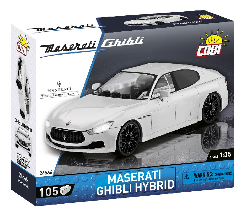Realistic toy carsCobi 105pcs Maserati Ghibli Hybrid