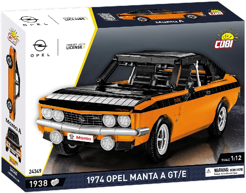 High-quality materials toys Cobi 1938pcs Cars 1974 Opel Manta A GT/E