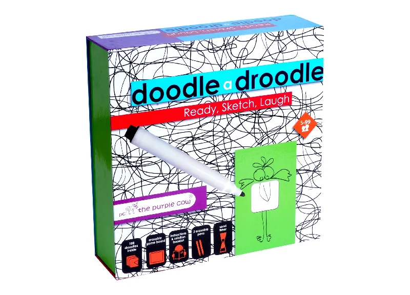 Age-appropriate puzzles Doodle a Droodle Award-Winning Drawing Game by The Purple Cow
