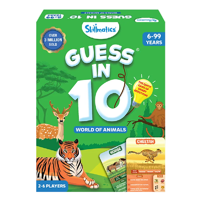 Innovative gamesGuess in 10 World of Animals Educational Card Game
