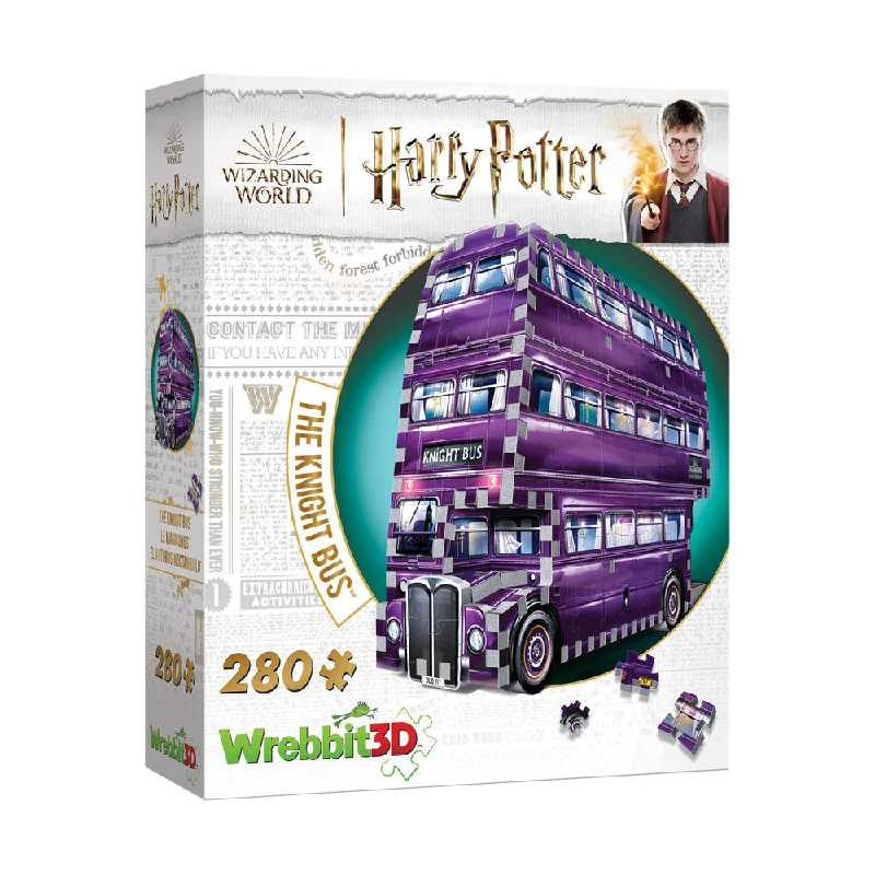 Educational games Wrebbit Harry Potter The Knight Bus 3D Puzzle - 280 pc