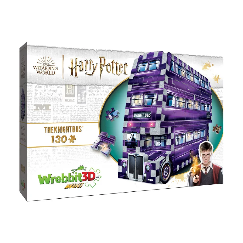 Relaxing games Wrebbit Harry Potter Knight Bus 3D Puzzle - 130 pcs