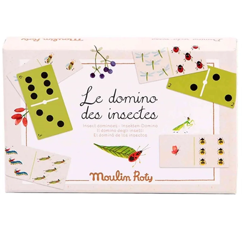 Casual games Moulin Roty Domino - Insekter