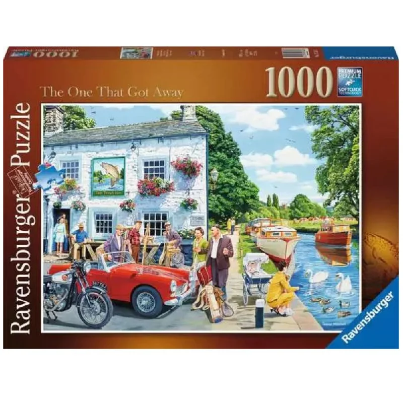 Age-appropriate puzzles RAVENSBURGER 175567 - THE ONE THAT GOT AWAY  1000 PIECE PUZZLE