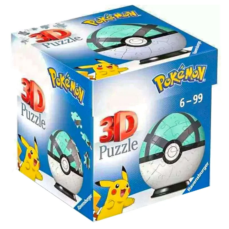 Fast-paced games Pokémon 'Net' Pokeball 54 Piece 3D Puzzle