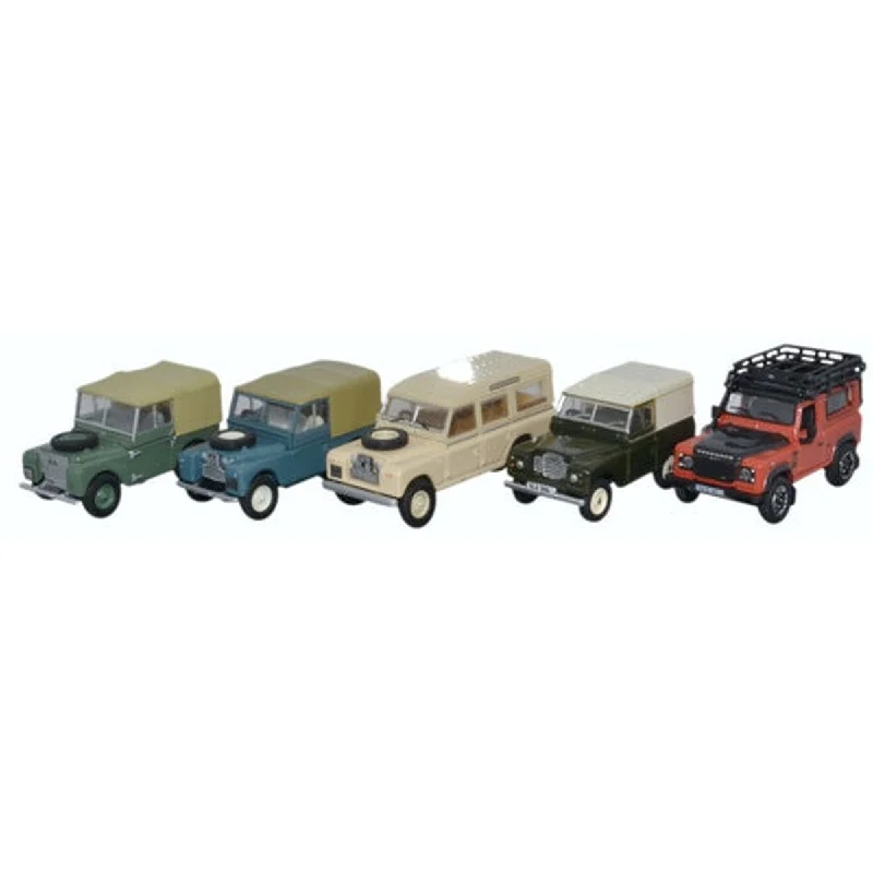 Durable toys5 Piece Land Rover Set-1:76 Scale