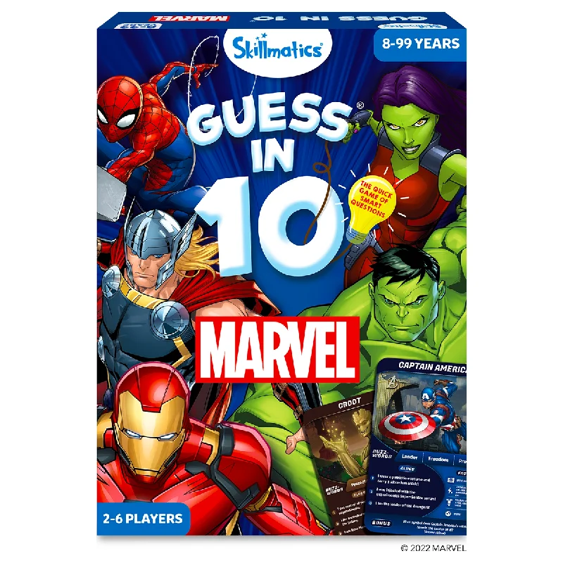 Logical puzzles Skillmatics Guess in 10: Marvel Card Game