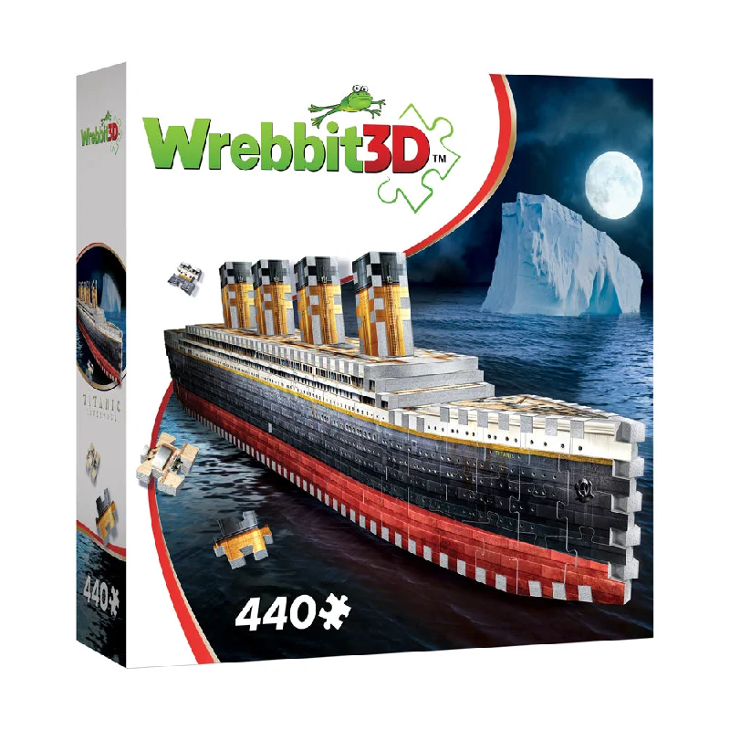 Social games Wrebbit Titanic Historical 3D Jigsaw Puzzle - 440 pc